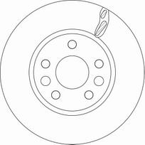TRW Stabdžių diskas Brake rotor DF6546