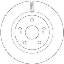 TRW Stabdžių diskas Brake rotor DF6576
