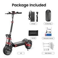 iScooter iX8 Visureigis Sulankstomas Elektrinis Paspirtukas Suaugusiems 1200W *2 Motoras 48V20AH Baterija 12 Colių Bekelės Padangos Elektrinis Paspirtukas
