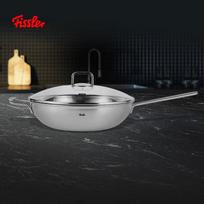 Fissler 32cm nepadengtas nerūdijančio plieno wok