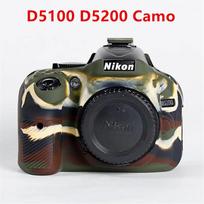 Minkštas silikoninis šarvuotas korpuso dėklas fotoaparatui Nikon D5100 D5200 D3300 D3400 D7100 D7200 D5500 D5600 D600 D610 D750 D850 Guminis dangtelis