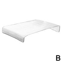 Oro kondicionieriaus dangtis, energiją taupantis, atsparus lietui, izoliacija, saulės poveikiui skirtas aliuminio dangtis S8U7 gray-1pcs white