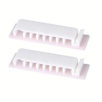 8 Holes Cable Organizer Self Adhesive Cable Clips USB Cable Management Clamp Home Desk Wall Cord Holder Charging Wire Manager