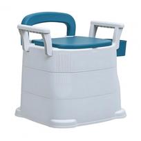 Bedside Commode, Portable Toilet for Adult, Toilet Chair Seat with Detachable Armrest, Mobile Portable Toilet, Adult Potty Chair