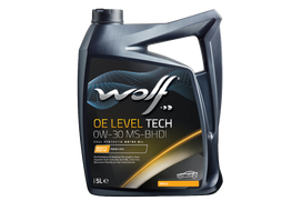 WOLF Variklio alyva WOLF OE LEVEL TECH 0W-30 MS-BHDI 1052490