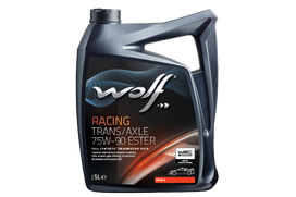WOLF Pavarų dėžės alyva WOLF RACING TRANS/AXLE 75W-90 ESTER 1053490