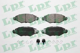 LPR Stabdžių kaladėlių komplektas Brake pad set 05P903