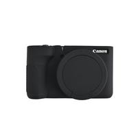 V1 kameros minkštas silikoninis dėklas, skirtas Canon PowerShot V1, apsauginis guminis dangtelis su objektyvo dangteliu