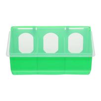 Pigeon Feeder, Bird Food, Hanging Box, Pet Bowl, Thick Waterer, Duck, Hamster, žalia