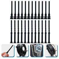 24 Pcs Shock Absorbing Computer Case Fan Screws Anti Vibration Cooling Rubber Hardware Mounting Bolts Fasteners For Silent 6.65X0.90X0.90CM juoda