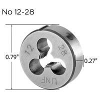 High Quality Replacement 12-28 UNF Tap Iron Right Hand Stainless Steel Steel 12-28 UNF Tap 68mm Cast Iron Copper China Mainland