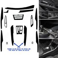BMW F15 2014-2018 Interjero lipdukai Anglies pluošto blizgus Modernus stilius Automobilio su vairu dešinėje interjero apdaila CHINA