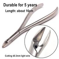 Dantų ortodontinė viela pjovimo replė ligatūrinė vielos pjovimo replė Ilga rankena liežuvinė viela Ortodontinė Forcep odontologo įrankiai 1 pc long light cutter