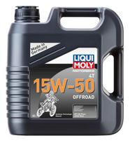 LIQUI MOLY Variklio alyva Motorbike 4T 15W-50 Offroad 3058
