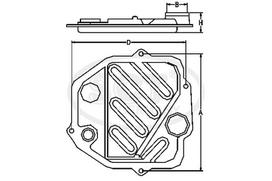 SCT - MANNOL Hidraulinių filtrų komplektas, automatinė transmisija SG 1721
