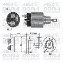 MEAT & DORIA Starterio solenoidinis jungiklis 46030