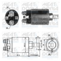 MEAT & DORIA Starterio solenoidinis jungiklis 46024