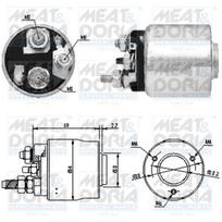 MEAT & DORIA Starterio solenoidinis jungiklis 46063