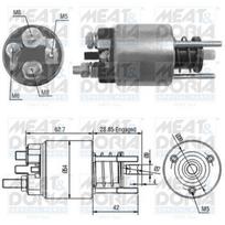 MEAT & DORIA Starterio solenoidinis jungiklis 46128