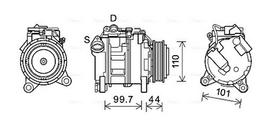 AVA Clever Choice Oro kondicionieriaus kompresorius Air conditioner compressor BWAK493