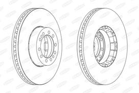 BERAL Stabdžių diskas Brake rotor BCR134A