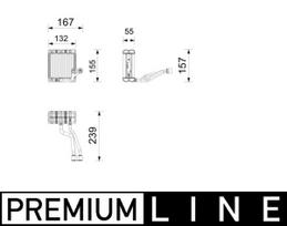 MAHLE Oro kondicionieriaus garintuvas BEHR *** PREMIUM LINE *** AE 261 000P