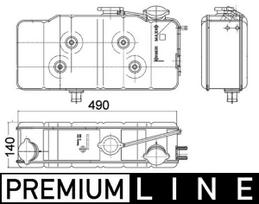 MAHLE Aušinimo skysčio išsiplėtimo bakelis BEHR *** PREMIUM LINE *** CRT 36 000P