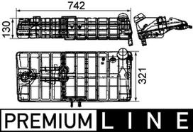 MAHLE Aušinimo skysčio išsiplėtimo bakelis BEHR *** PREMIUM LINE *** CRT 40 000P