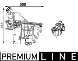 MAHLE Aušinimo skysčio išsiplėtimo bakelis BEHR *** PREMIUM LINE *** CRT 54 000P