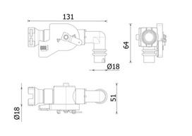 MAHLE Valdymo vožtuvas, aušinimo skystis BEHR *** PREMIUM LINE *** CV 27 000P