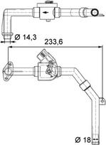 MAHLE Valdymo vožtuvas, aušinimo skystis BEHR *** PREMIUM LINE *** CV 9 000P