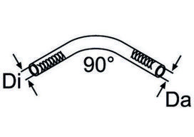 WEBASTO Kabelių rem. rink.; dozavimo siurblio auton. šildymo sistema Molded fuel hose 4.5 x 10.5, 90° 1320134A