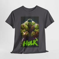 Grafinis marškinėlis su Hulku, Unisex medvilninis marškinėlis Marvel gerbėjams, Dovana [...] 2XL black