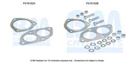 BM CATALYSTS Montavimo komplektas, išmetimo vamzdis FK70152