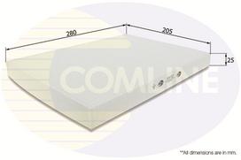 COMLINE Salono filtras Filter, interior air EKF112