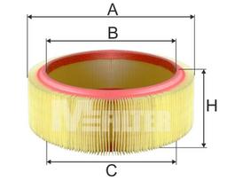 MFILTER Oro filtras Air cleaner A 580
