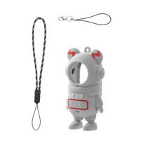 For Insta360 GO 3 Camera Silicone Case Spaceman Silicone Protective Cover Scratchproof Cartoon Silicone Case with Anti-Lost Rope pilka