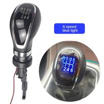 LED galinis apšvietimas Automobilio pavarų perjungimo rankenėlė Rankinė perjungimo svirties pavarų rankenėlė, skirta Opel / Buick Excelle GT/XT 2009-2014 LED pavarų perjungimo rankenėlė