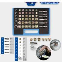 KS TOOLS Remonto komplektas, alyvos išleidimo kaiščio sriegis BT711300