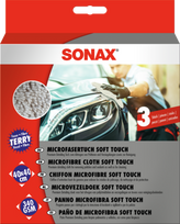 SONAX Valymo servetėlės Microfibre Cloth soft touch 04510000
