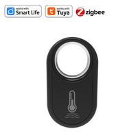Tuya Thermometer Hygrometer Smart Humidity Temperature Sensor App Alert Remote Monitor for Room Greenhouse Incubator Wine Cellar 3V