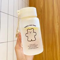 Easy-clean Anti-drop Water Cup Handheld Plastic Korean-style Mug Leak-proof Portable Anti-drop Water Mug Daily Drinking <0.25L