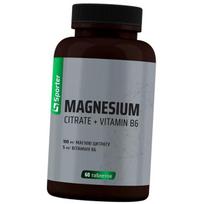 Magnio Citratas ir Vitaminas B6, Magnesium Citrate + B6, Sporter 60 tabl (36584010) 60tab