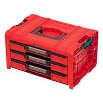 Qbrick Pro 3 stalčių įrankių dėžė 2.0 Exp. Red - Skrz N7509