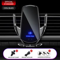 Car Wireless Charger Magnetic Auto Car Mount Phone Holder For iPhone Samsung Xiaomi Infrared Induction 15W Fast Charging Station juoda