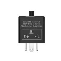 Elektroninis LED reguliuojamas mirksėjimo relė posūkio žibintui CF14 JL-02 iki CF 14K motociklo LED mirksėjimo relė juoda