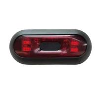 Motociklo šalmo galinis žibintas USB įkraunamas 3 režimų Dviračio šalmo galinis žibintas Saugos signalas Įspėjamoji lemputė IPX6 LED šviesa Galinis žibintas