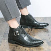 Kaubojiški Ankle Boots Vyrams Tikros Odos Batai Vyrams Prabangūs Vyriški Batai Aukštos Kokybės Klasikiniai Batai Vyras Laisvalaikio Vyriški Batai 38 juoda
