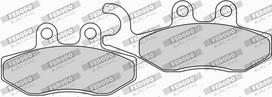 FERODO RACING Stabdžių kaladėlių komplektas Brake pad set FDB2142AG