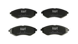 HART Stabdžių kaladėlių komplektas Brake pad set 222 412